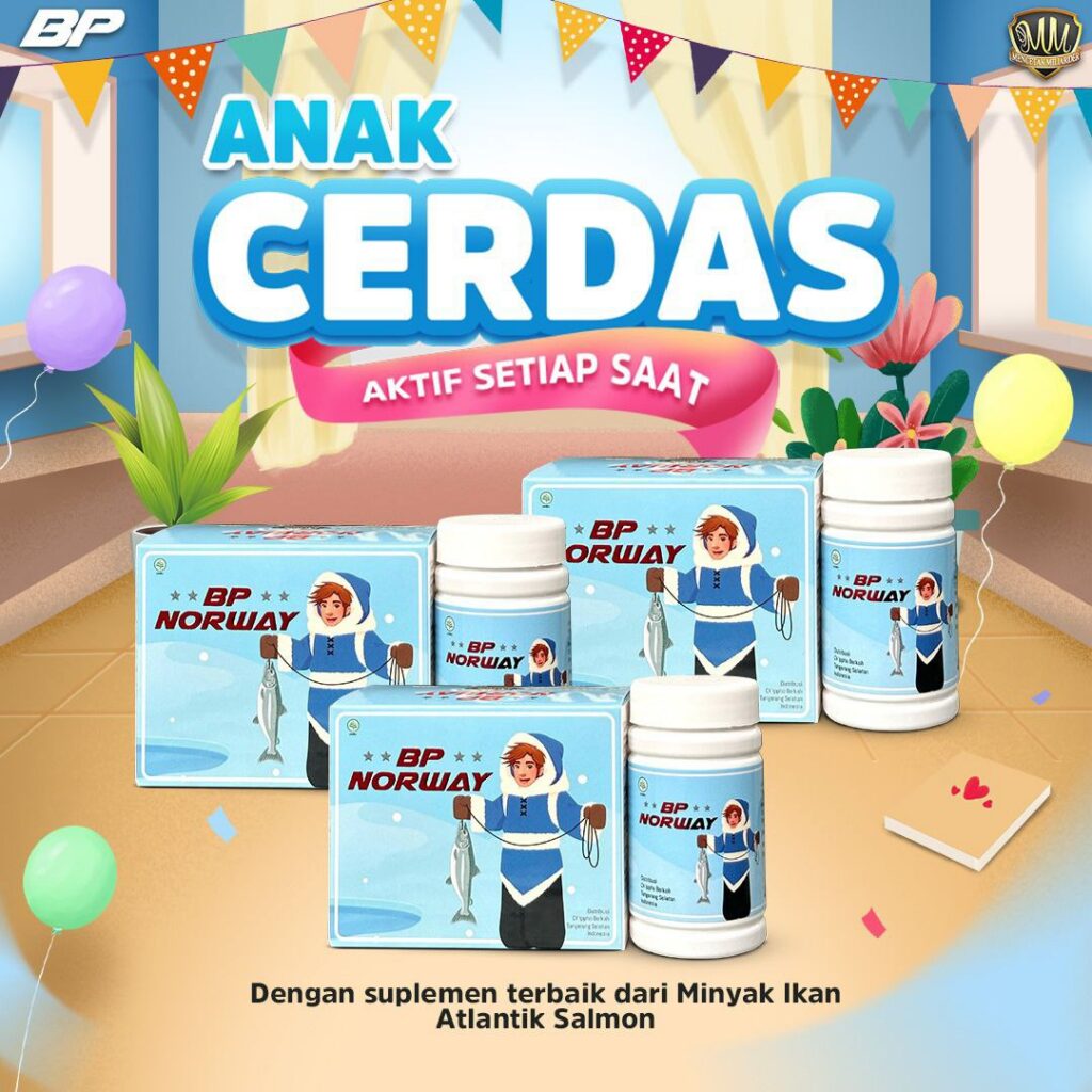 Produk suplemen BP Norway sebagai pelengkap manfaat minyak ikan bagi kebutuhan omega-3 tubuh
